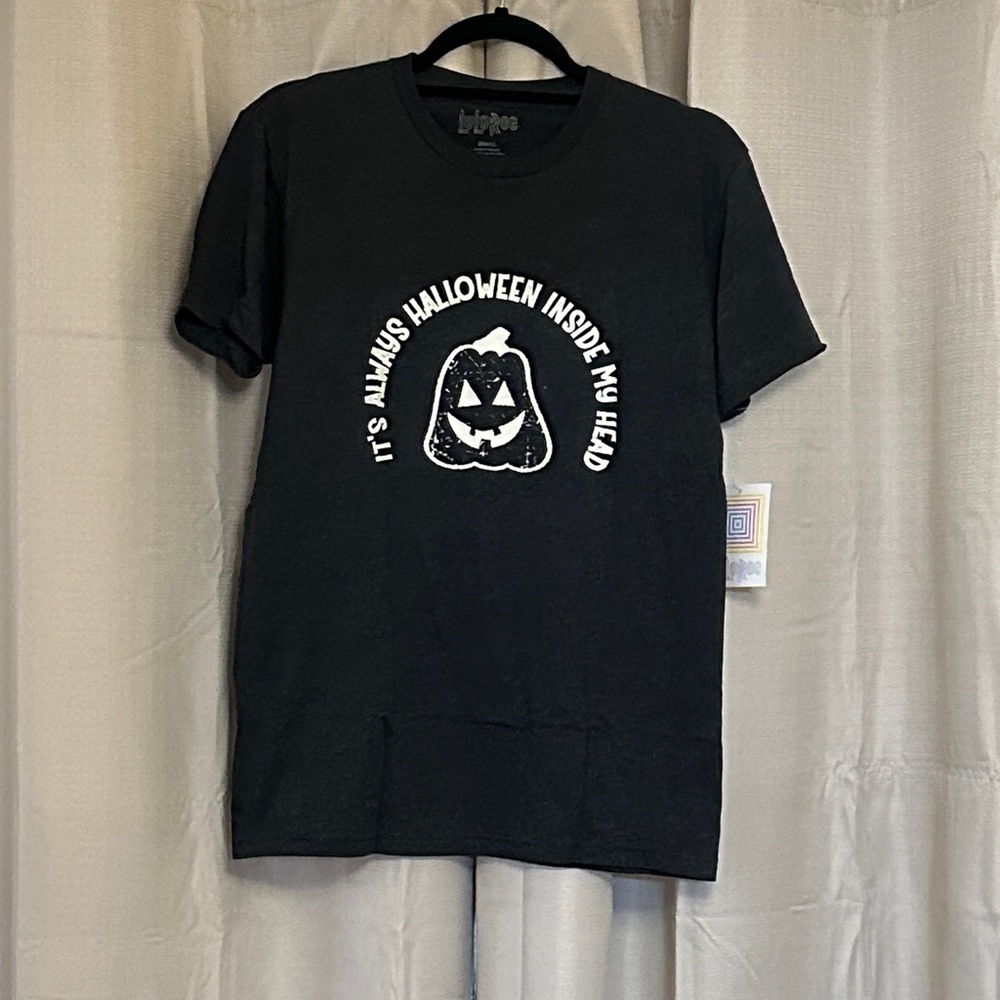 LuLaRoe Halloween Graphic Tee - Dark Gray